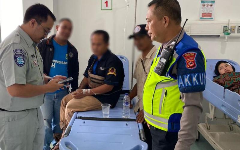 Jasa Raharja Jamin Seluruh Biaya Perawatan Korban Kecelakaan Beruntun di Puncak Bogor