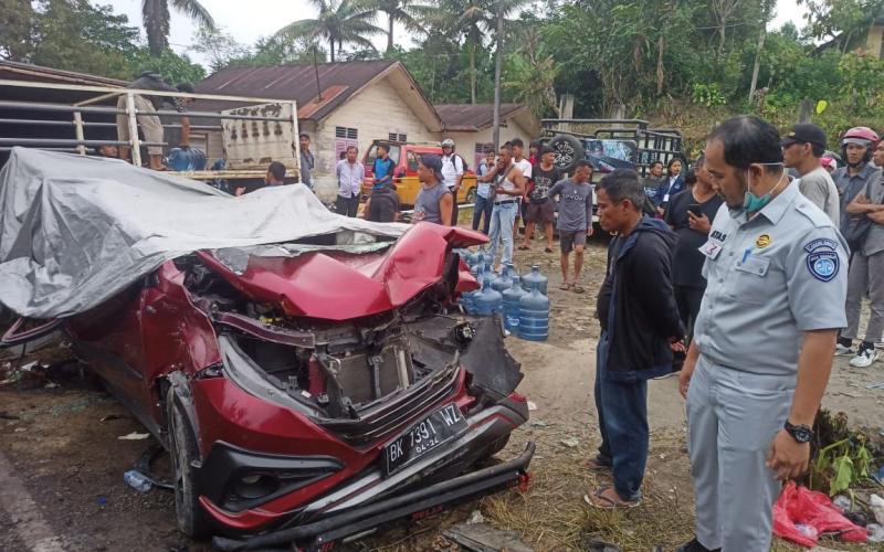 Respons Cepat, Jasa Raharja Pastikan Seluruh Korban yang Tertabrak Truk Bermuatan Galon di Simalungun Terjamin Santunan 