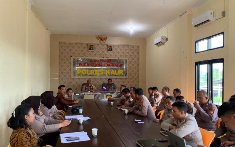 Tindak Lanjut DIPA Tahun 2024, Polres Kaur Laksanakan Kegiatan Asistensi