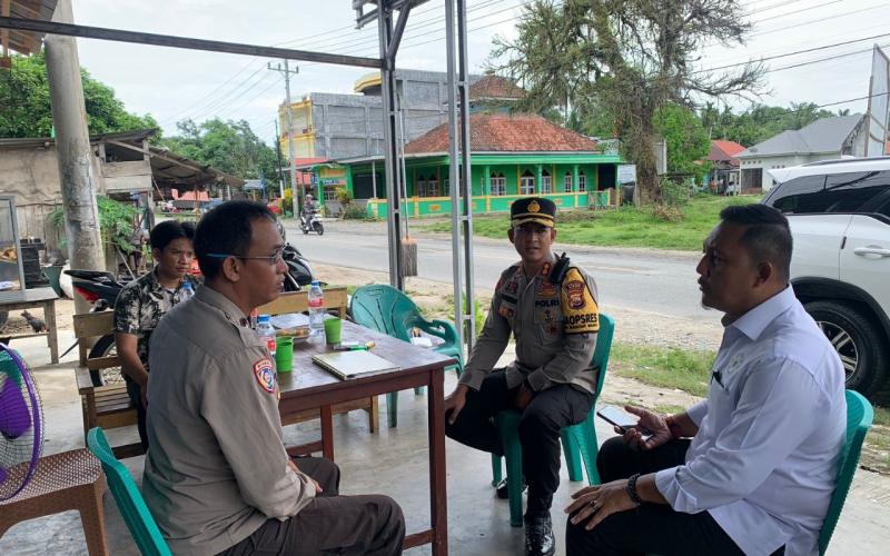 Kapolres Tinjau dan Cek Gudang Logistik KPU Kabupaten Kaur