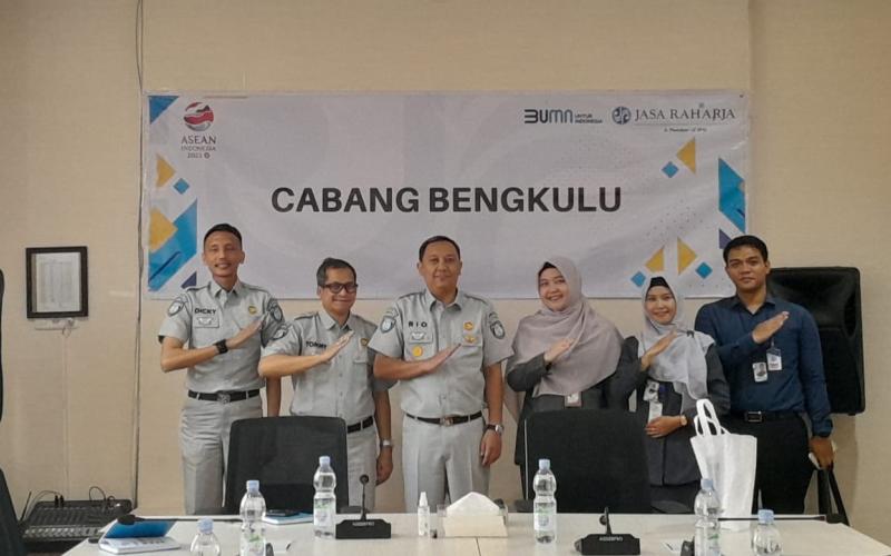 Kunjungan Balasan, RS Gading Medika Bengkulu Silaturahmi ke Kantor PT Jasa Raharja Cabang Bengkulu