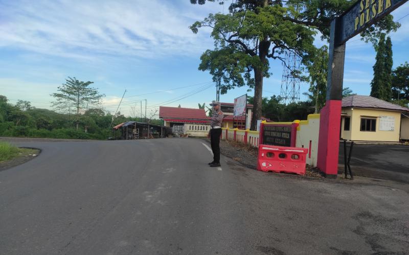 Polsek Ketahun Laksanakan Morning Traffic Control Berikan Pelayanan Pada Masyarkat