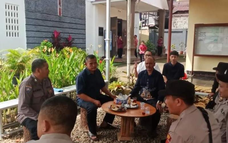 Minggu Kasih, Polres Lebong Serap Aspirasi Jemaat Gereja ST Matius