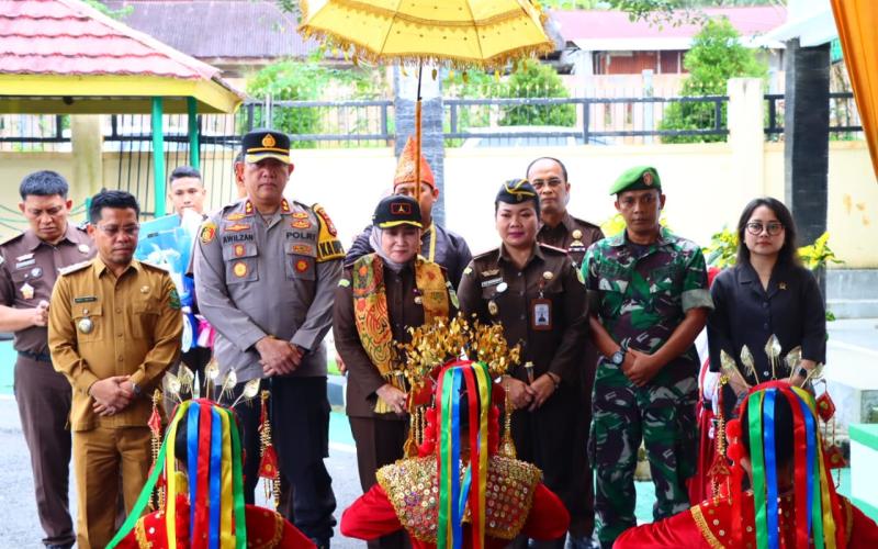 Kapolres Lebong Sambut Kunker Kejati Bengkulu di Lebong