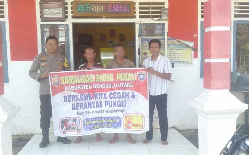 Sosialisasi Saber Pungli di Wilayah Hukum Polsek Ketahun, Upaya Cegah Pungutan Liar