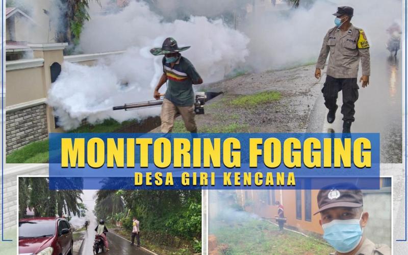 Bhabinkamtibmas Polsek Ketahun Monitoring Pelaksanaan Foogging