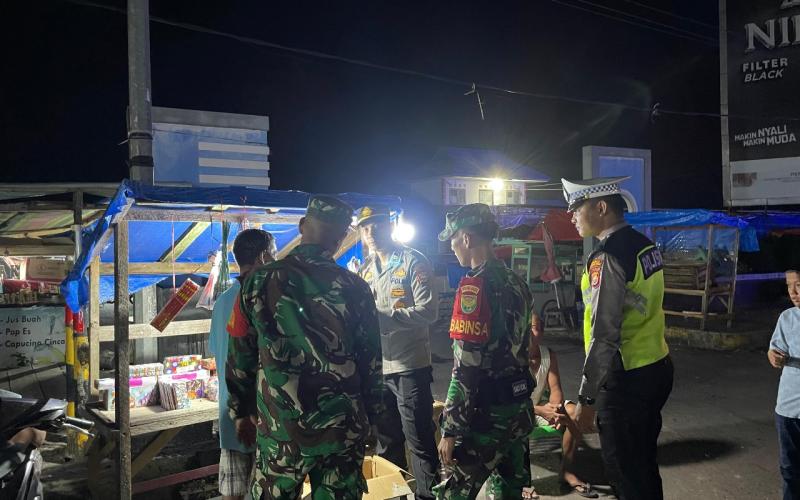 Polsek Ketahun Laksanakan Blue Sky Patroli Dalam Rangka Cooling System Pasca Pemilu 