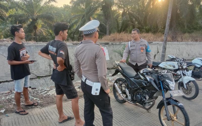 Cegah dan Antisipasi Aksi Balap Liar, Polsek Penarik Raya Giatkan Patroli 