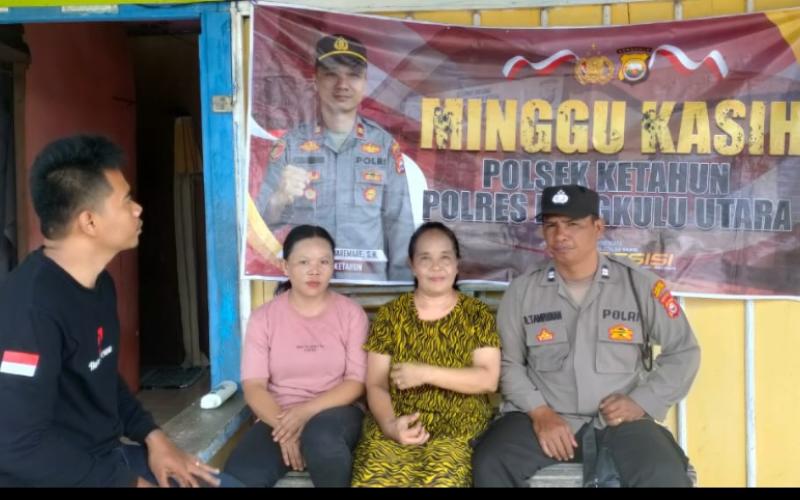 Melalui Program Minggu Kasih, Polsek Ketahun Dengar Keluhan Masyarakat