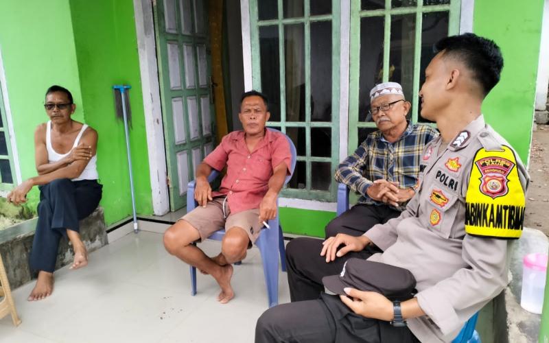 Gelar Minggu Kasih, Polsek Kaur Selatan Sampaikan Imbauan Kamtibmas 