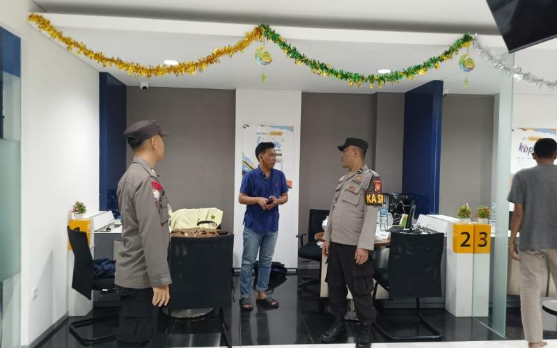 Piket Yanmas Polsek Kaur Selatan Patroli KRYD Pengawasan Kamtibmas di Wilkum 