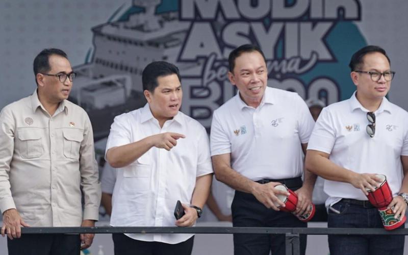 Erick Thohir Berangkatkan Hampir 100 Ribu Peserta Mudik Gratis BUMN