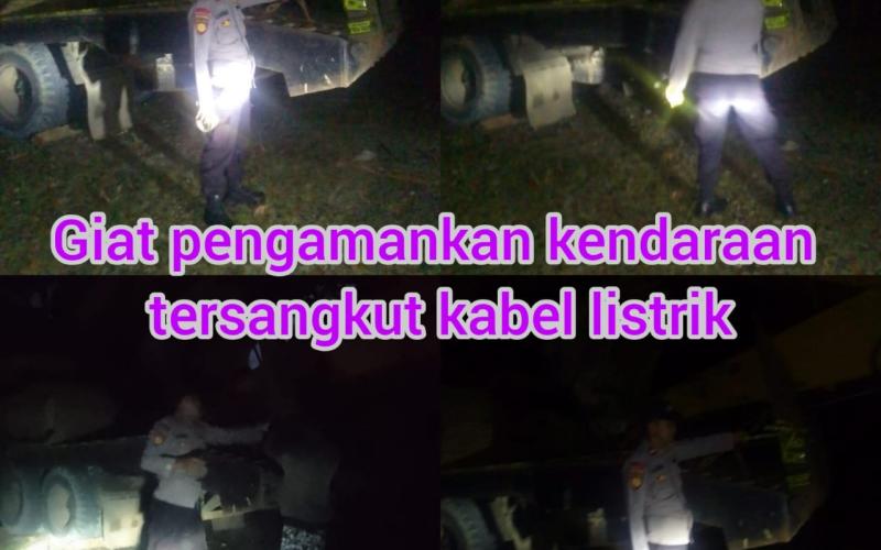 Supir Tronton Pengangkut Alat Berat Tewas Kesetrum, ini Penyebabnya 