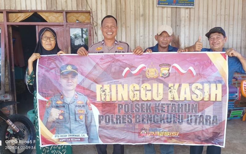 Minggu Kasih, Polsek Ketahun Dengar Keluhan Masyarakat