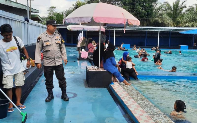 Polsek Padang Jaya Monitoring dan Pengamanan Objek Wisata di Wilayah Hukum 