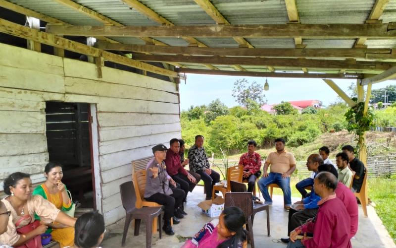 Gelar Minggu Kasih Polsek Kaur Selatan di HKBP Pondok Pusaka Sampaikan Pesan-Pesan Kamtibmas  