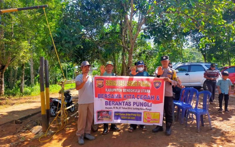 Wujudkan Birokrasi Bersih, Polsek Ketahun Ajak Warga Stop Pungli