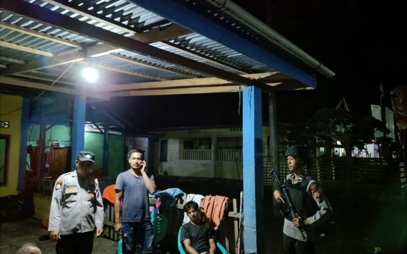 Jaga Kamtibmas Tetap Kondusif, Polsek Padang Guci Hulu Patroli Dialogis