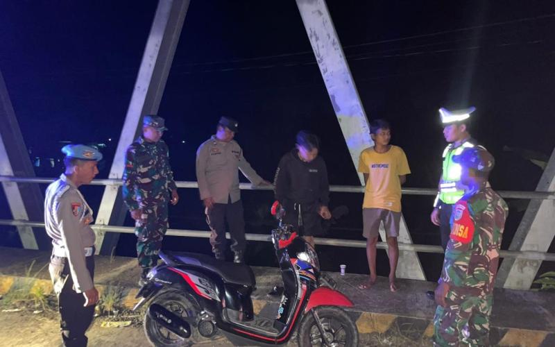 Ciptakan Kamtibmas Kondusif, Polsek Ketahun Patroli Blue Sky 
