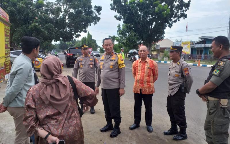 Polsek Gading Cempaka Melaksanakan Pendampingan Sat Pol PP Kota Bengkulu Lakukan Penertiban Pedagang Kaki Lima 