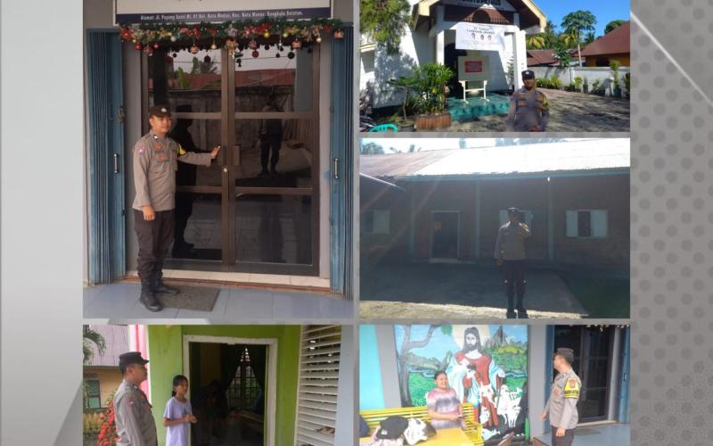 Polisi Lakukan Pengamanan Digereja GKSBS Dalam Ibadah Minggu