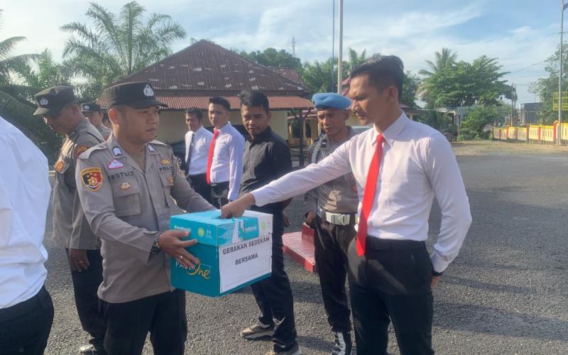 Polsek Ketahun Gencarkan Gerakan Sedekah Bersama dan Berkah