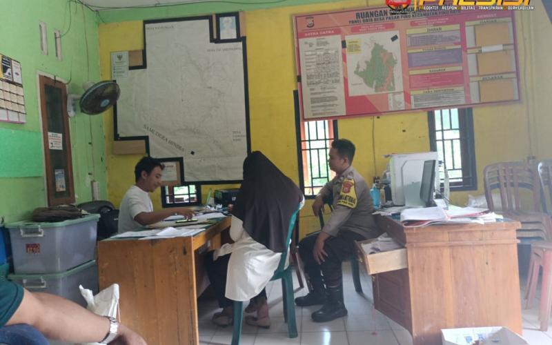 Tingkatkan Sinergitas Bhabinkamtibmas Sambangi Kades Untuk Mewujudkan Kamtibmas yang Kondusif Jelang Pilkada 2024  