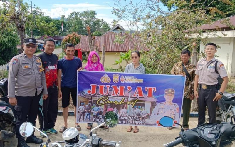 Tampung Keluhan Masyarakat, Polsek Padang Jaya Gelar Jumat Curhat 