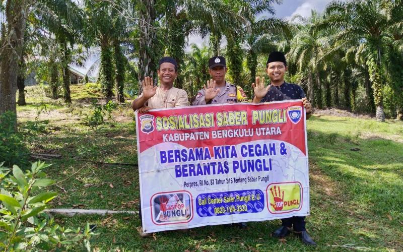 Polsek Ketahun Sosialisasi Saber Pungli Dengan Masyarakat