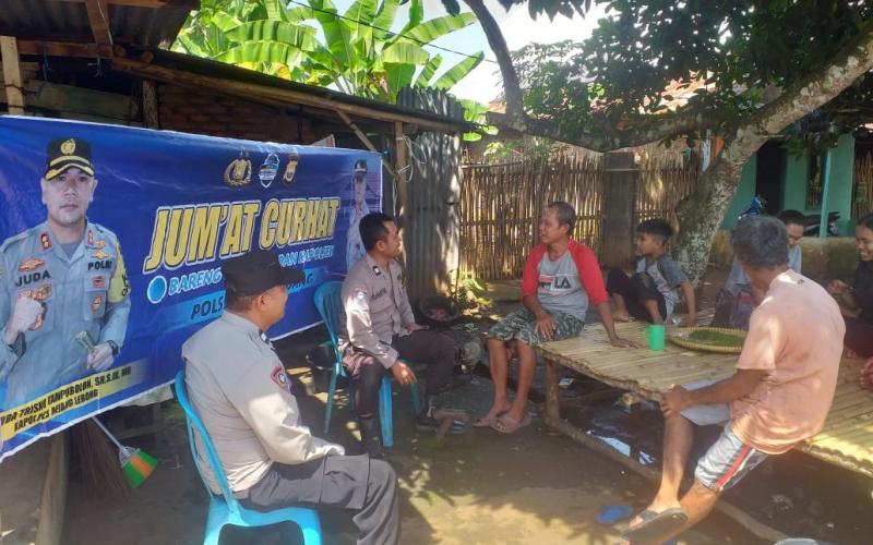 Jumat Curhat, Polsek Kotapadang di Kelurahan Bedeng 