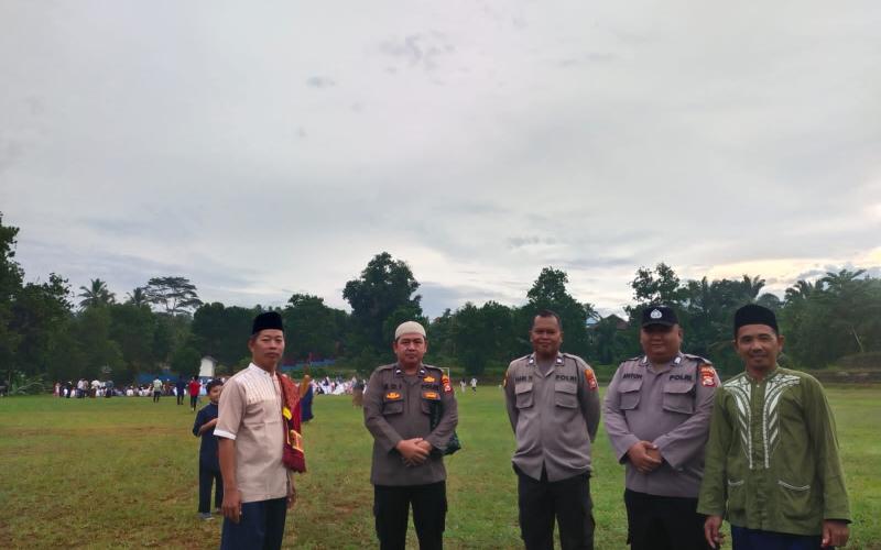 Pastikan Ibadah Shalat Idul Adha 1445 H Berjalan Aman, Polsek Giri Mulya lakukan pengamanan Ekstra