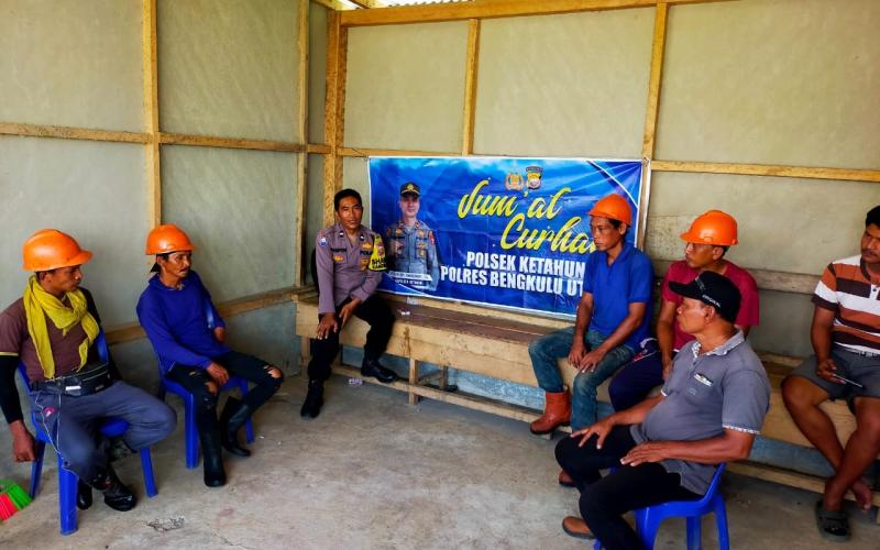 Jumat Curhat Bersama Warga , Polsek Ketahun Tampung Keluhan Warga Binaanya