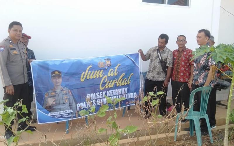 Tampung Keluhan Warga, Polsek Ketahun Gelar Program Jumat Curhat