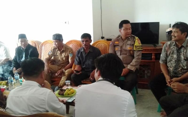 Polsek Ketahun Dampingi Kepala Kemenag Tinjau Lokasi Pembangunan Gereja