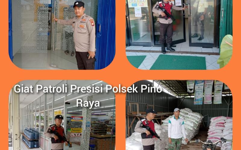 Polsek Pino Raya Patroli Sore, Ciptakan Kamtibmas yang Kondusif dan Antisipasi 3C menjelang Pilkada 2024 
