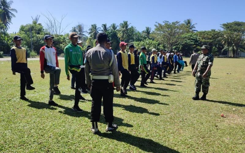 Polsek Tanjung Kemuning Melaksanakan Seleksi Paskibra Upacara HUT-RI 2024