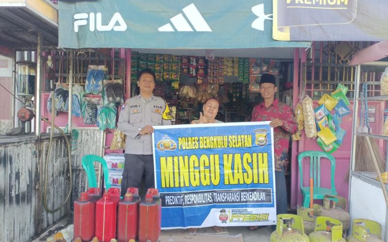 Kompulir Permasalahan Warga Secara Langsung, Kapolsek Pino Raya Adakan Minggu Kasih di Desa Nanjungan 