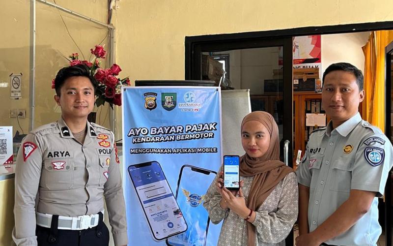 Jasa Raharja Sosialisasikan Aplikasi Samsat Digital Nasional Di Samsat Mukomuko