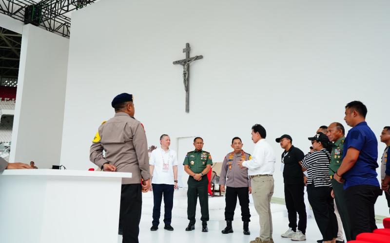 Tinjau Kesiapan Pengamanan, Kapolri Instruksikan Warga Terlayani dengan Baik saat Misa Agung Paus Fransiskus
