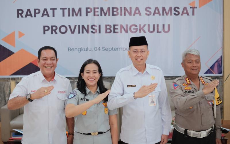 Jasa Raharja Dorong Optimalkan Program Kerja Tim Pembina Samsat Provinsi Bengkulu 