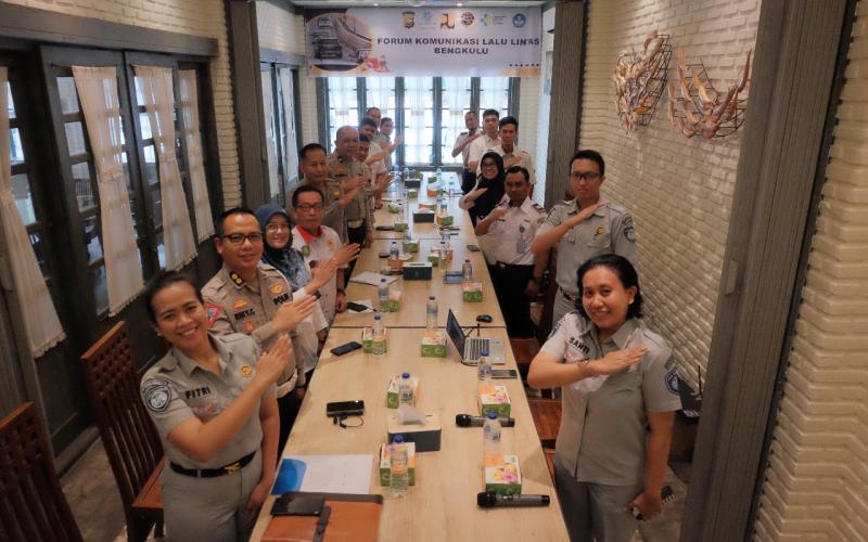 Jasa Raharja Bengkulu Berkoordinasi untuk Menekan Tingkat Kecelakaan Lalu Lintas dalam Forum Komunikasi Lalu Lintas