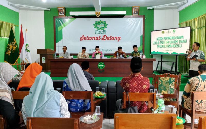STIESNU Bengkulu Gelar Laporan Triwulan: DPH Tekankan Pentingnya Silaturahmi