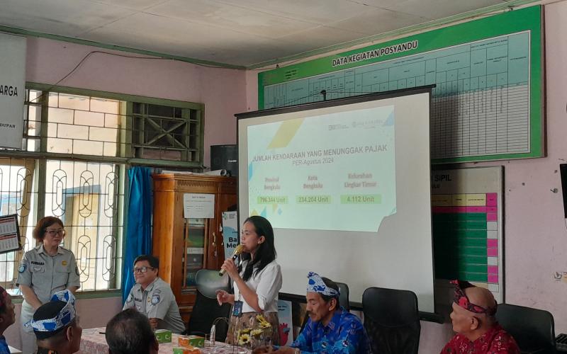 Dorong Kesadaran Membayar Pajak, Jasa Raharja Bengkulu Sosialisasi dengan Perangkat Kelurahan