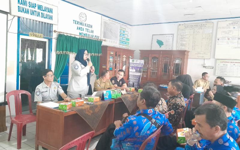 Jasa Raharja Bengkulu Sosialisasikan Manfaat Santunan dan Kepatuhan Pembayaran Pajak di Kelurahan Kebun Kenanga Kota Bengkulu