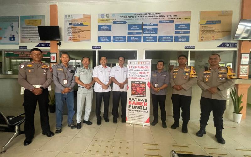 Jasa Raharja Bengkulu dan Tim Pembina Samsat Bengkulu Utara Terima Kunjungan Kerja Tim Saber Pungli Provinsi Bengkulu