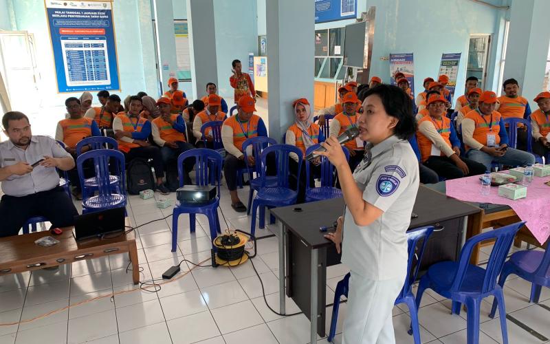 Sosialisasi Tugas dan Fungsi, Jasa Raharja Bengkulu Hadir sebagai Narasumber di ASDP Indonesia Ferry Pulau Baii Bengkulu