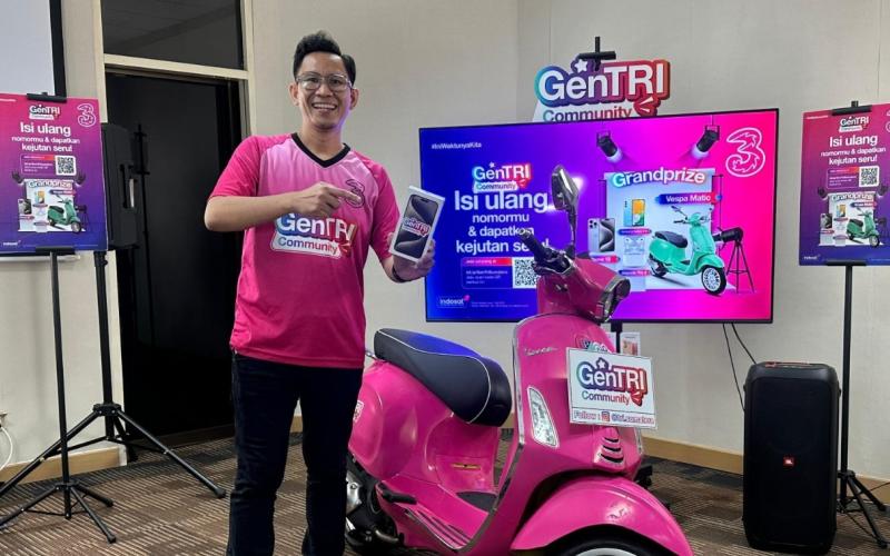 Perkuat Komunitas Pelanggan, Tri Berikan Apresiasi Gen Z di Sumatra Lewat Program Gen Tri Community