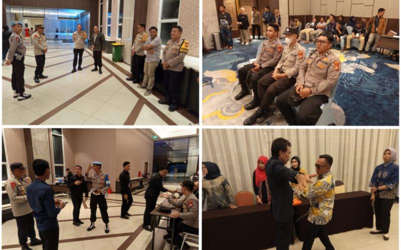 Ops Mantap Praja Nala 2024 Polresta Bengkulu Laksanakan Pengamanan Debat Pasangan Calon Bupati dan Wakil Bupati Rejang Lebong 