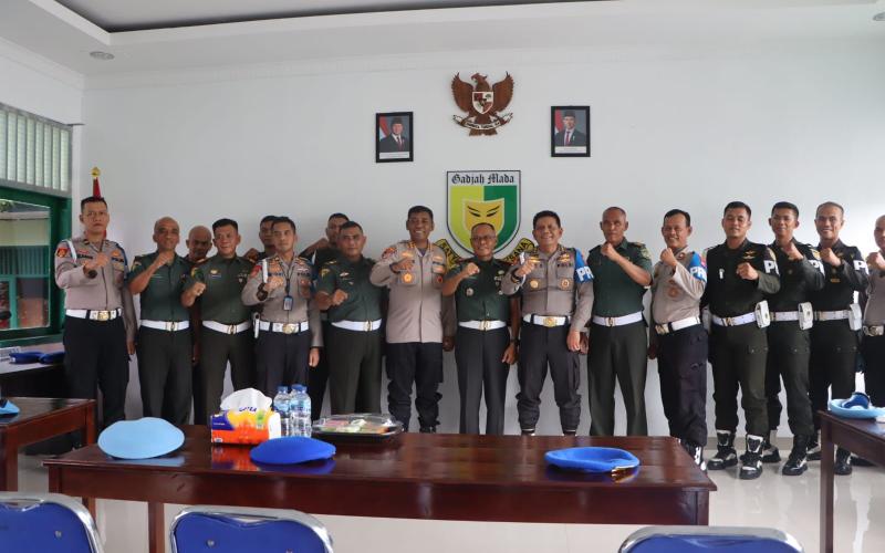 Divpropam Mabes Polri Kunjungi Denpom II/1 Bengkulu, Sinergikan Penindakan Disiplin Anggota