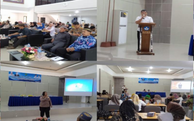 Bhabinkamtibmas Kelurahan Timur Indah Hadiri Sosialisasi Pencegahan Penyalahgunaan Narkoba